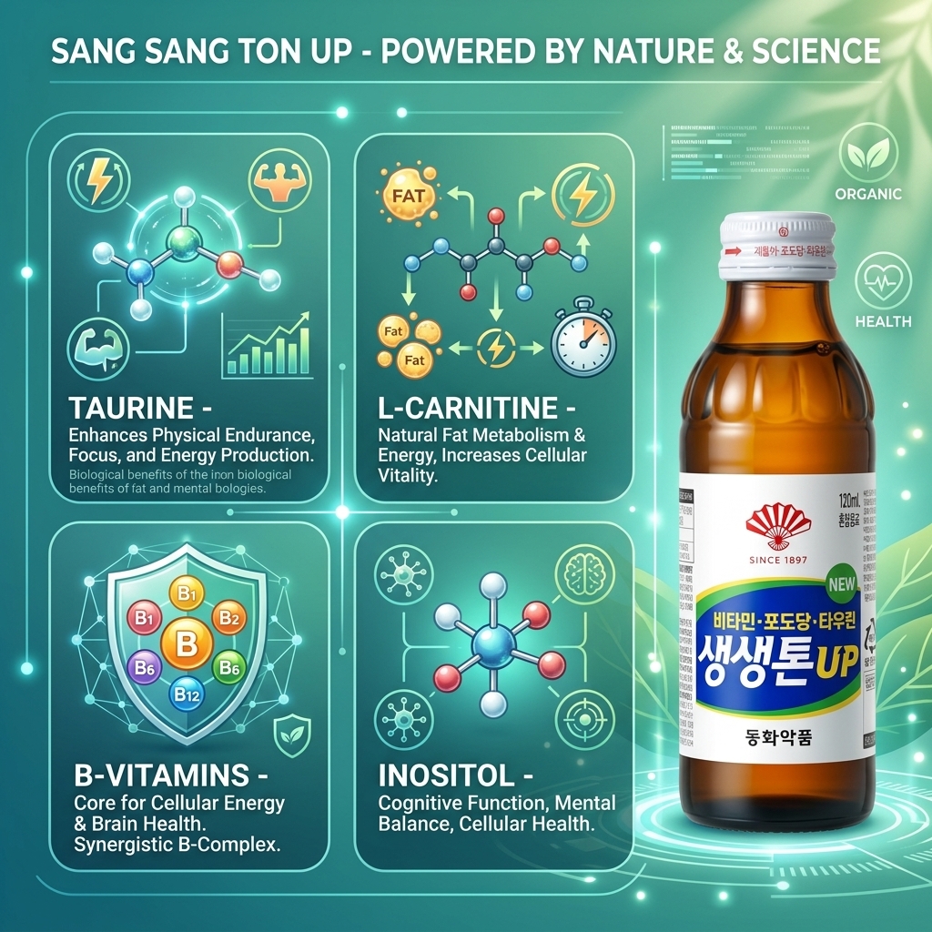 Các thành phần vàng giúp bùng nổ năng lượng tự nhiên của Sang Sang Ton Up